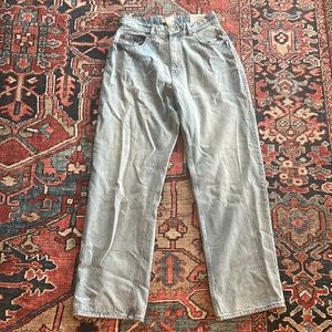 H&M Loose Straight High Waist Full Length Jeans
